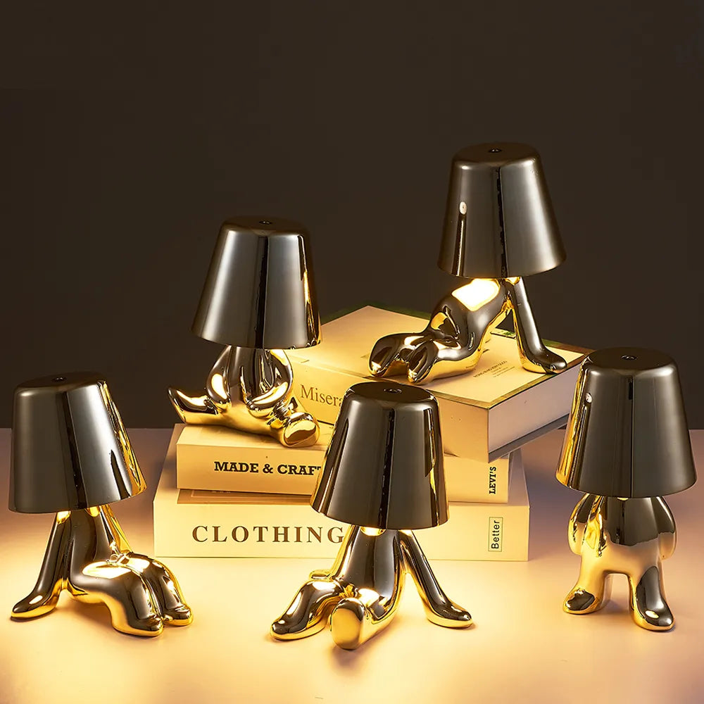 Lampe de chevet Design gold tactile
