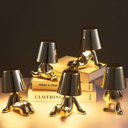 Lampe de chevet Design gold tactile