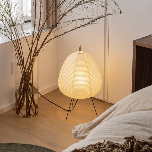 Japanese Akari bedside lamp