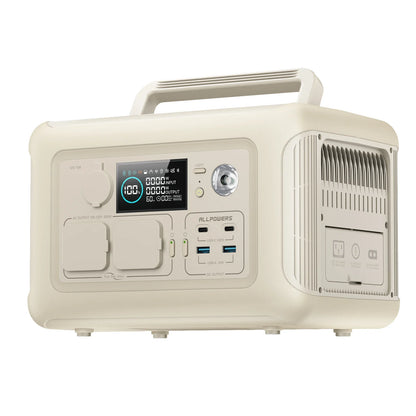 ALLPOWERS R600 – tragbare Powerstation 299Wh LiFePO4, 600W AC-Ausgang