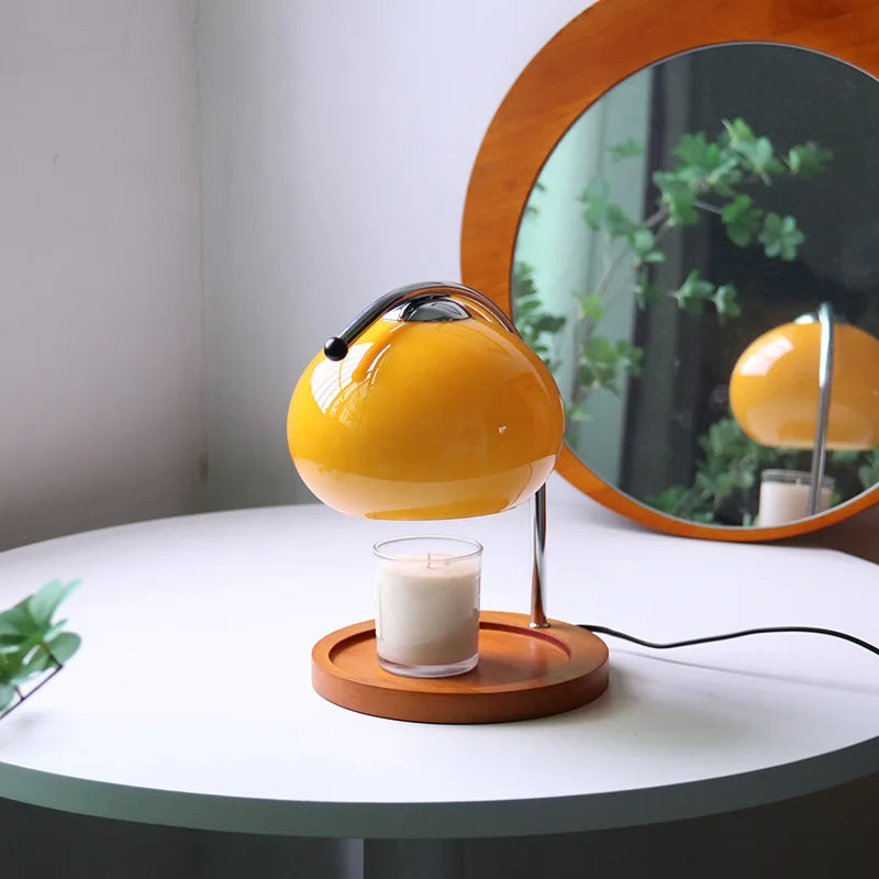 Lampe de chevet en verre design italien