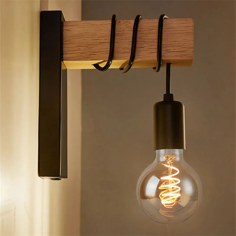 Lampe de chevet Murale Industrielle Noir