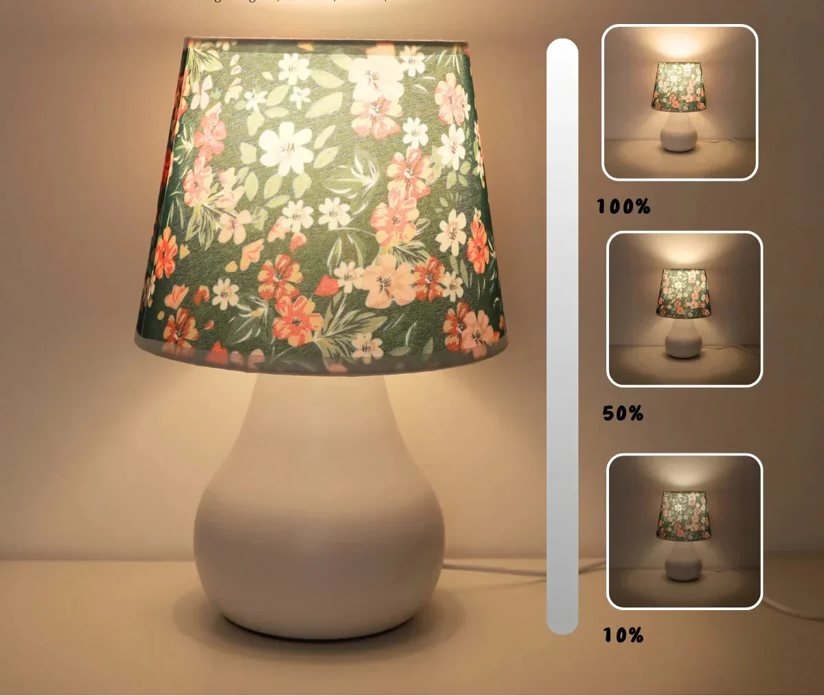 Lampe de Chevet Bohème Fleurie – Florale Florence