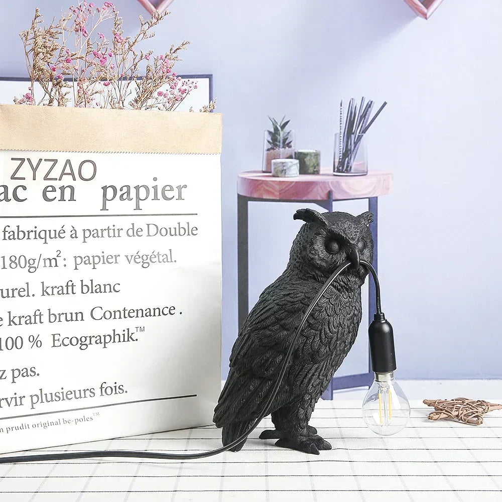 Lampe de chevet design Hibou