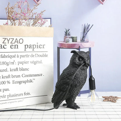 Lampe de chevet design Hibou