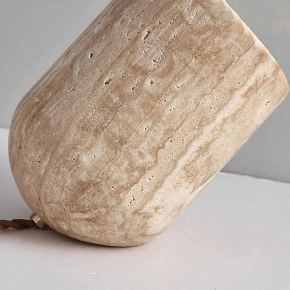 Lampe à poser Design en Travertin - Inclinéa