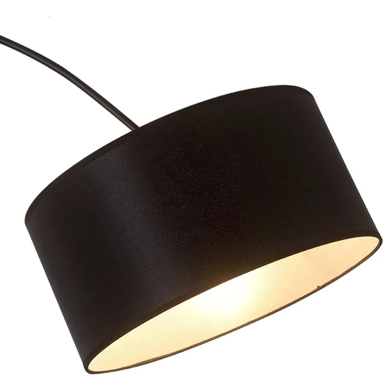 Lampadaire Arc avec Abat-Jour Cylindrique
