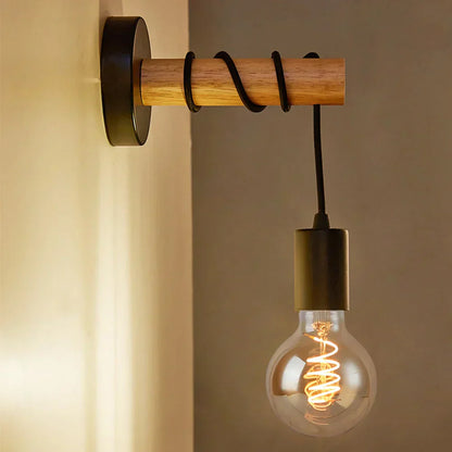 Lampe de chevet Murale Industrielle Noir