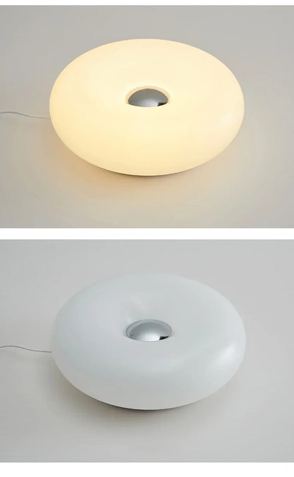 Bauhaus table lamp USB plug bedroom bedside lamp living room dining room decoration donut ambient light