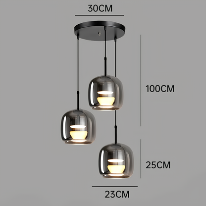 Suspension en Verre Fumé – Fumora