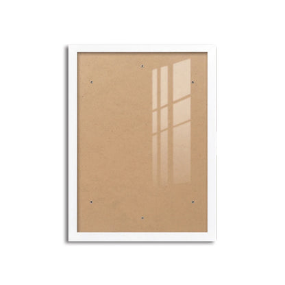 Cadre en Bois Blanc – Finition Lumineuse et Épurée
