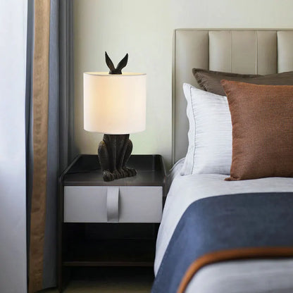 Lampe de chevet design Lapin Dorée