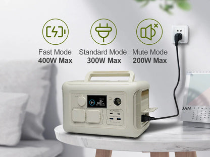 ALLPOWERS R600 – tragbare Powerstation 299Wh LiFePO4, 600W AC-Ausgang