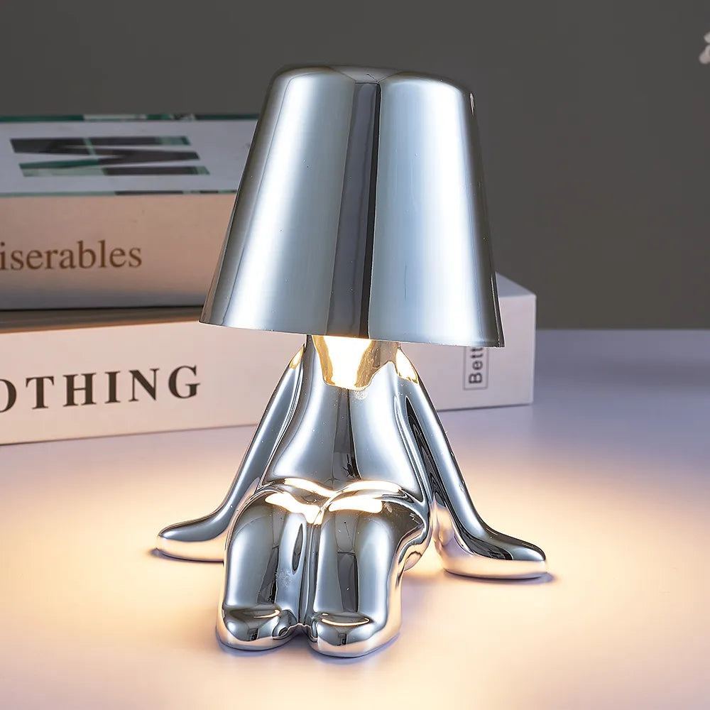 Lampe de chevet Design gold tactile