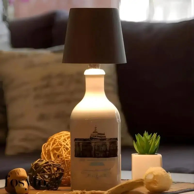 lampe de chevet pour bouteille whisky