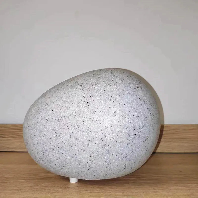 Lampe de chevet design pierre