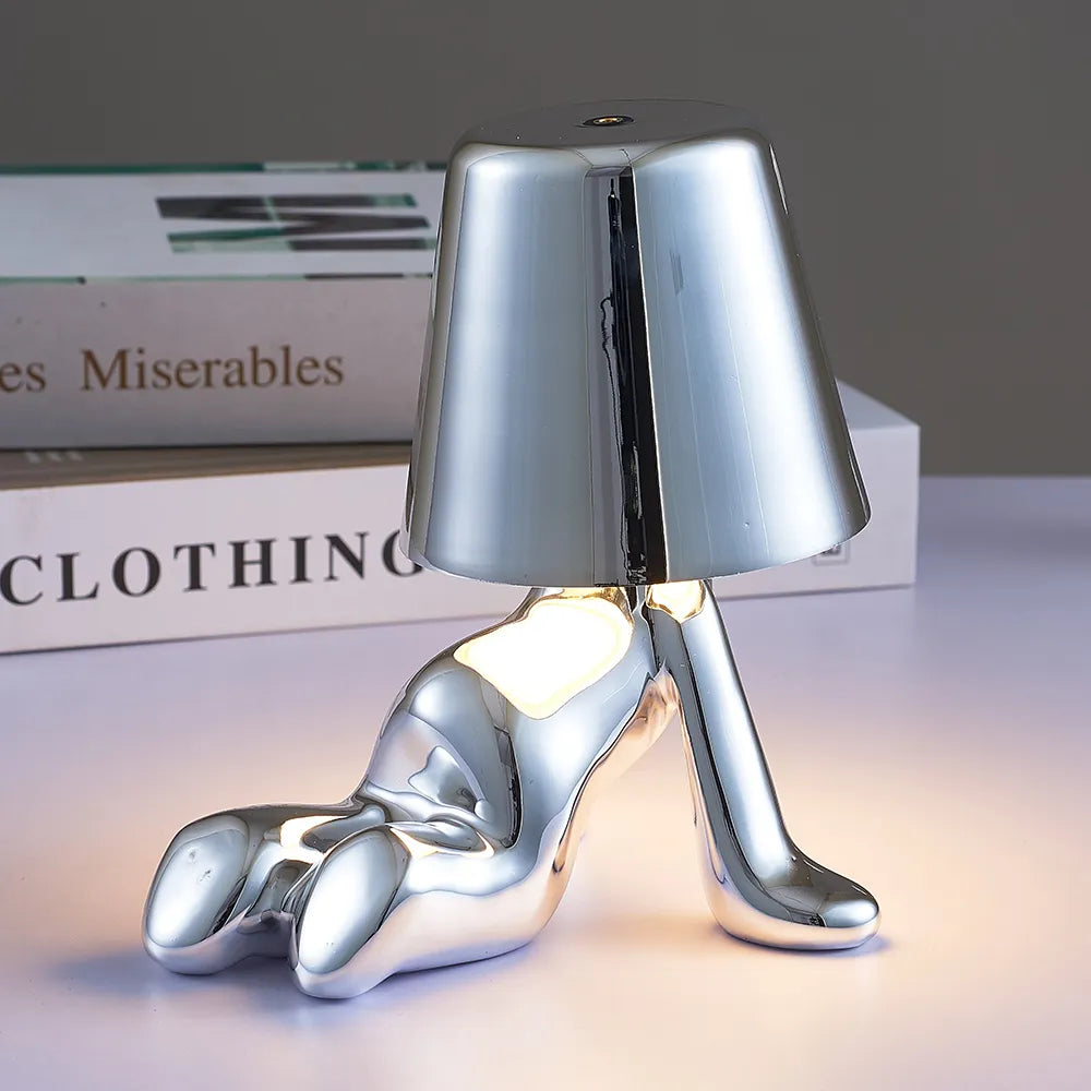 Lampe de chevet Design gold tactile