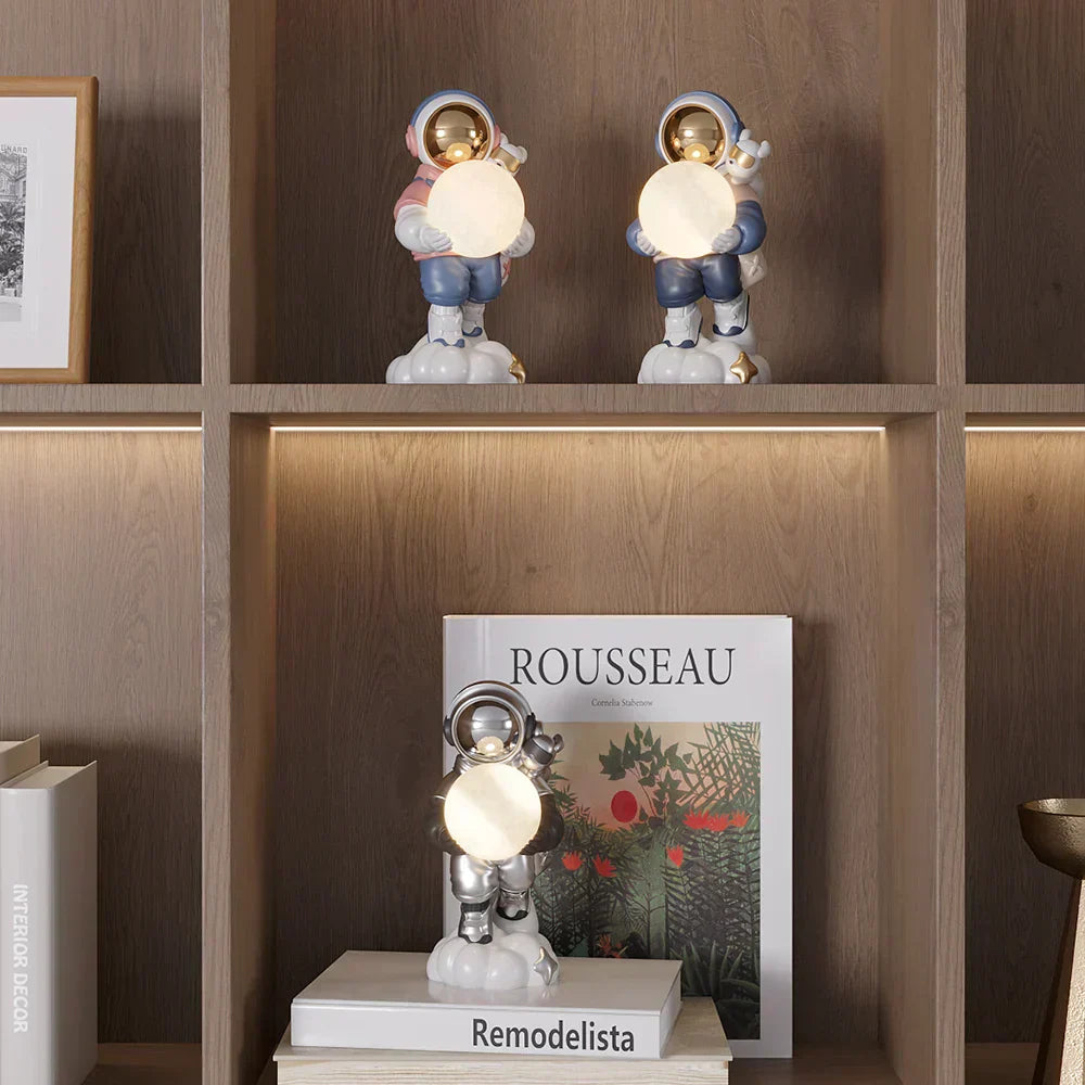 Lampe de chevet LED Astronaute design