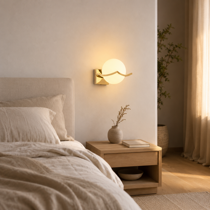 Chrome Ball Wall Sconce - Modern Globe Wall Light