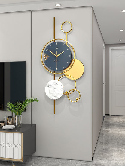 Minimalist Round Wall Clock – Modern Scandinavian Décor