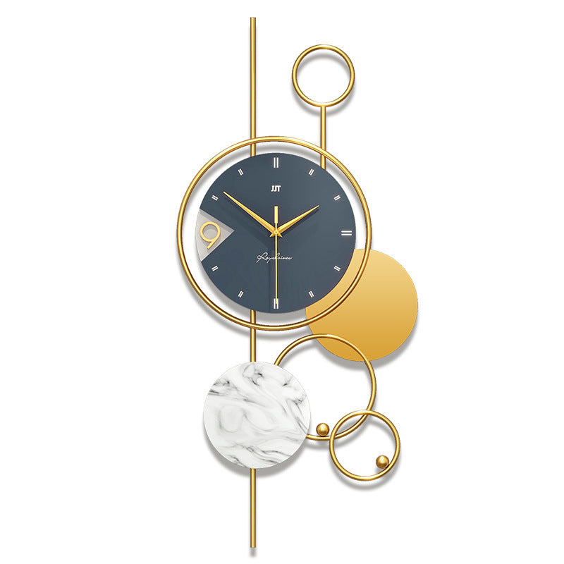 Minimalist Round Wall Clock – Modern Scandinavian Décor