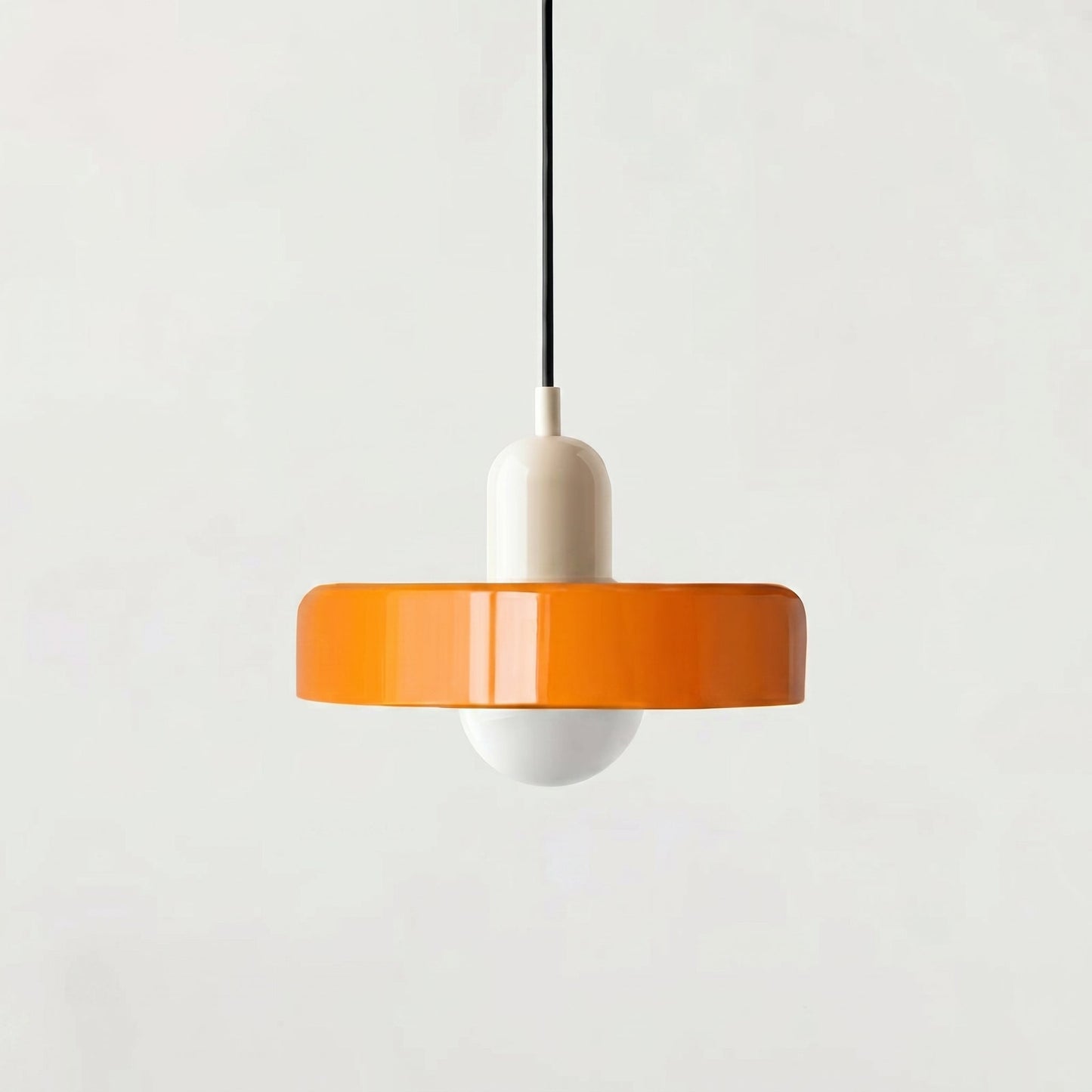 Bauhaus Glass Pendant Light - Colorful Retro Hanging Lamp