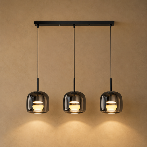 Suspension en Verre Fumé – Fumora