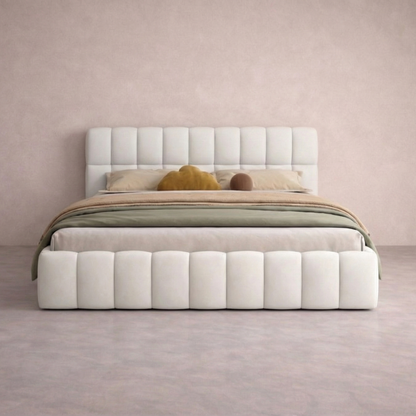 Lit Nuage Blanc Crème – Veloura