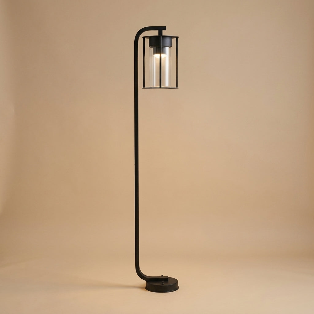 Stainless Steel Outdoor Path Light - Minimalist Black Garden Lamp