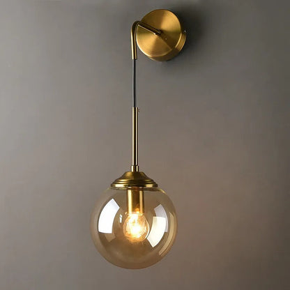 applique murale Suspendue en boule de Verre