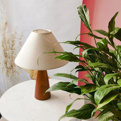Lampe de chevet Rétro en Bois Massif