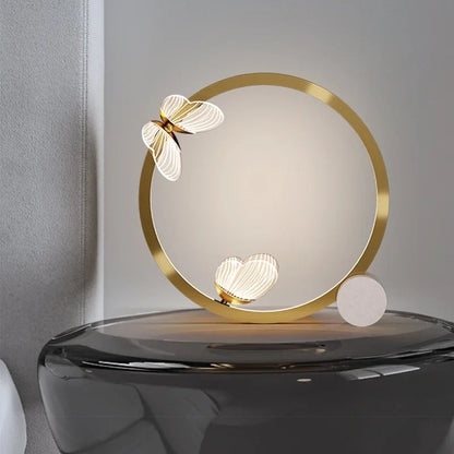 Lampe de chevet design papillion élégante