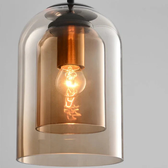Suspension Mica Double Verre – Lumora
