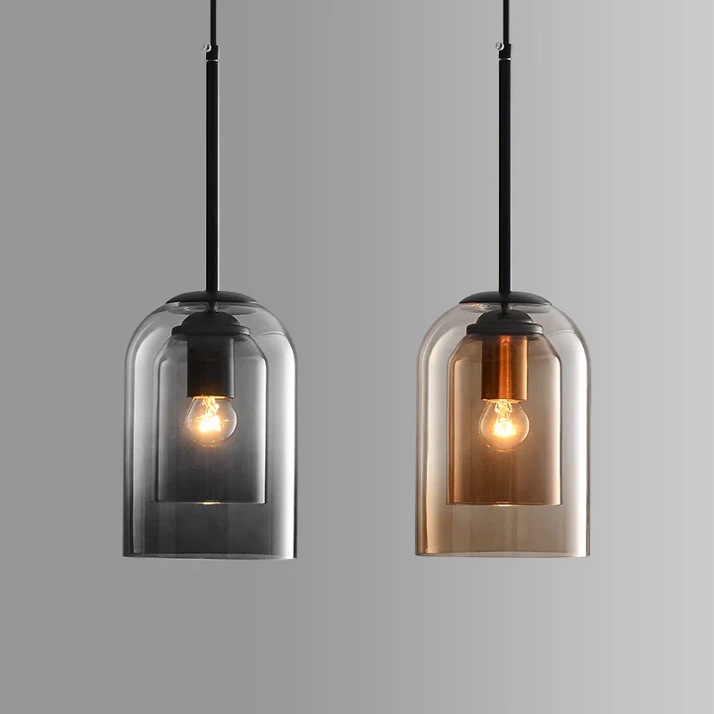 Suspension Mica Double Verre – Lumora
