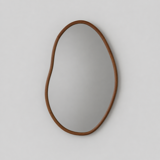 Organic Beech Wood Wall Mirror – Alvera