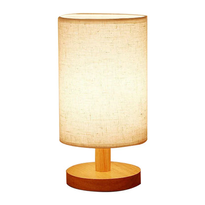 USB Bedside Lamp Night Lights LED Desk Lamp Eye Protection Nightstand Lamp Wooden Table Lamp Night Lamp Home Bedroom Decor