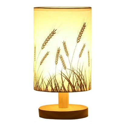 USB Bedside Lamp Night Lights LED Desk Lamp Eye Protection Nightstand Lamp Wooden Table Lamp Night Lamp Home Bedroom Decor
